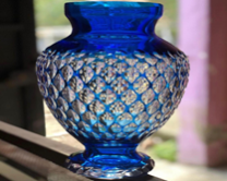 Vase / Green - Blue - Amber