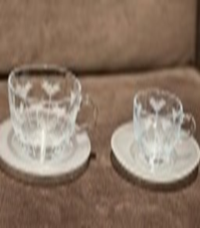 TEA (SMALL CUP) SET WITH ARABIC CUP 6+6+6